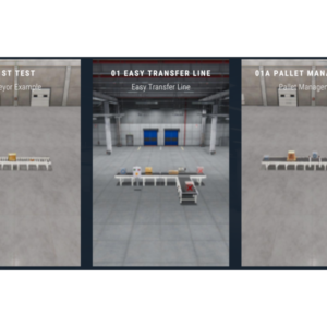 Machines Simulator 3 first scenes PLC programs (Tia Portal V15)